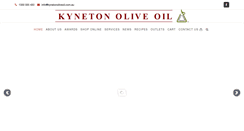 Desktop Screenshot of kynetonoliveoil.com.au